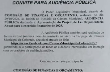 Audiência Pública LOA 2025