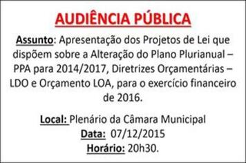 Audiência Pública
