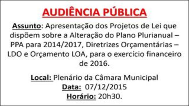 Audiência Pública