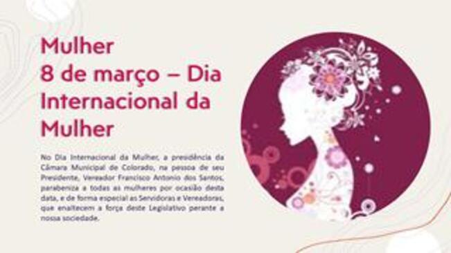 DIA INTERNACIONAL DA MULHER