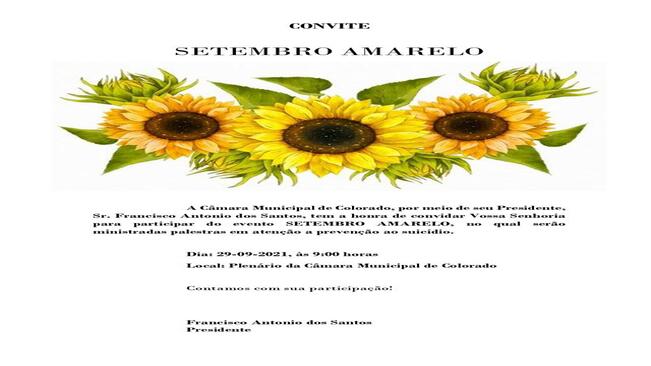 SETEMBRO AMARELO